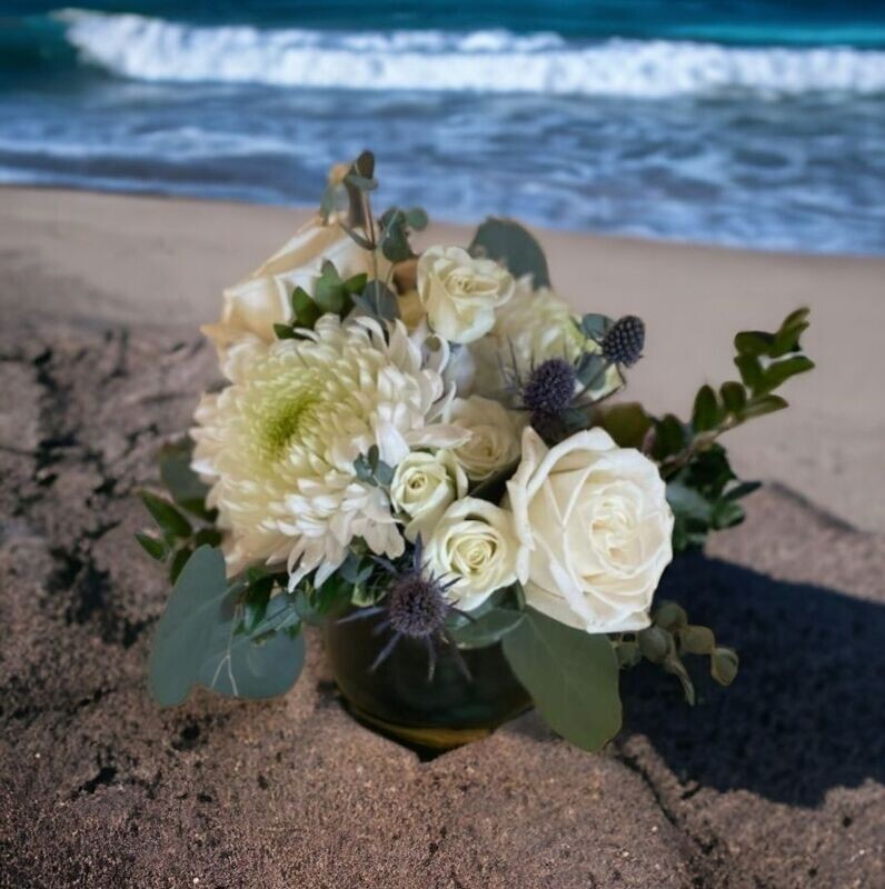 Ocean Breeze Serenity: Floral Arrangement