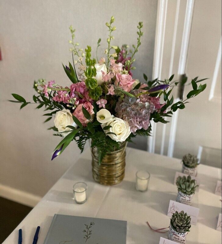Blossom Medley: Mixed Flower Vase Arrangement