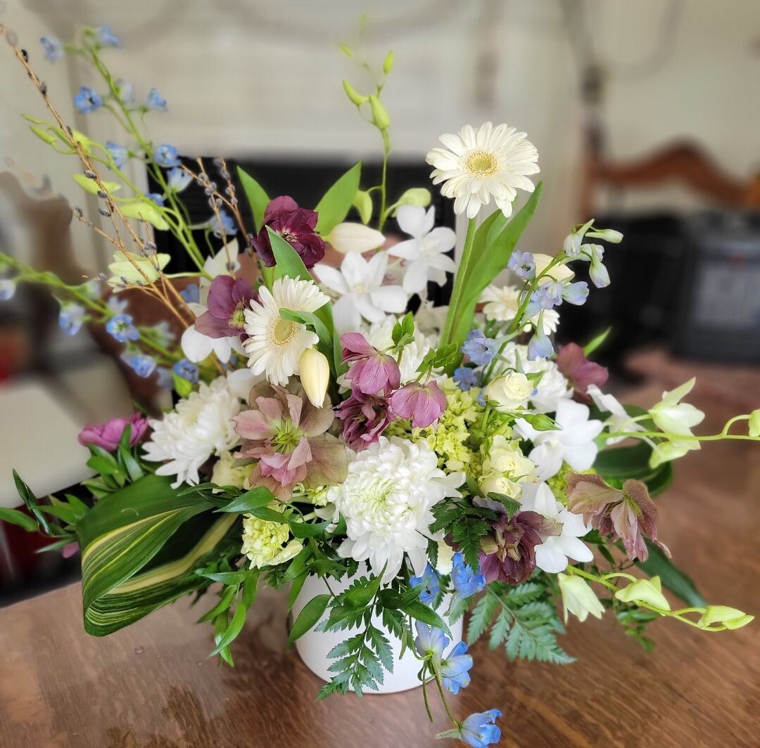 Whimsical Remembrance: Sympathy Floral Arrangement