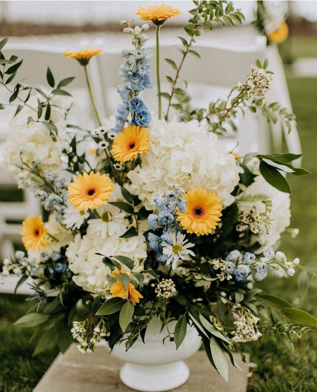 Garden Remembrance: Sympathy Garden Style Arrangement