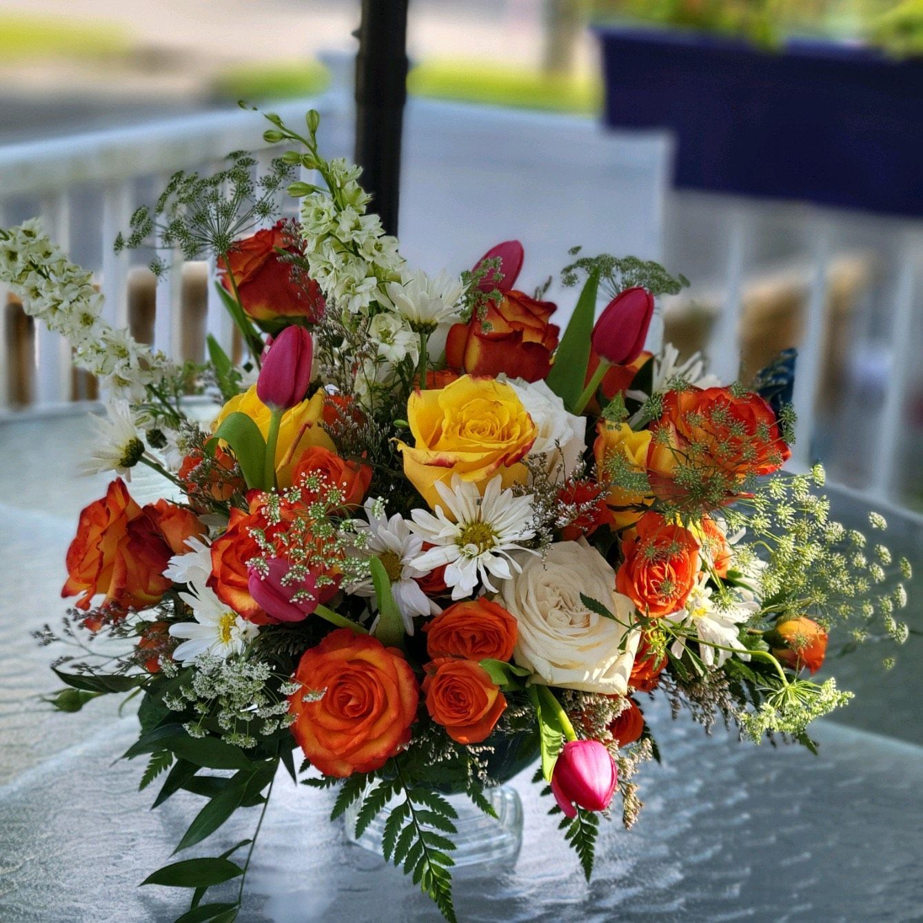 Sunrise Delight Bouquet: Mixed Floral Arrangement