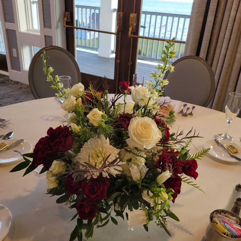 Elegant Holiday Table Compote Centerpiece