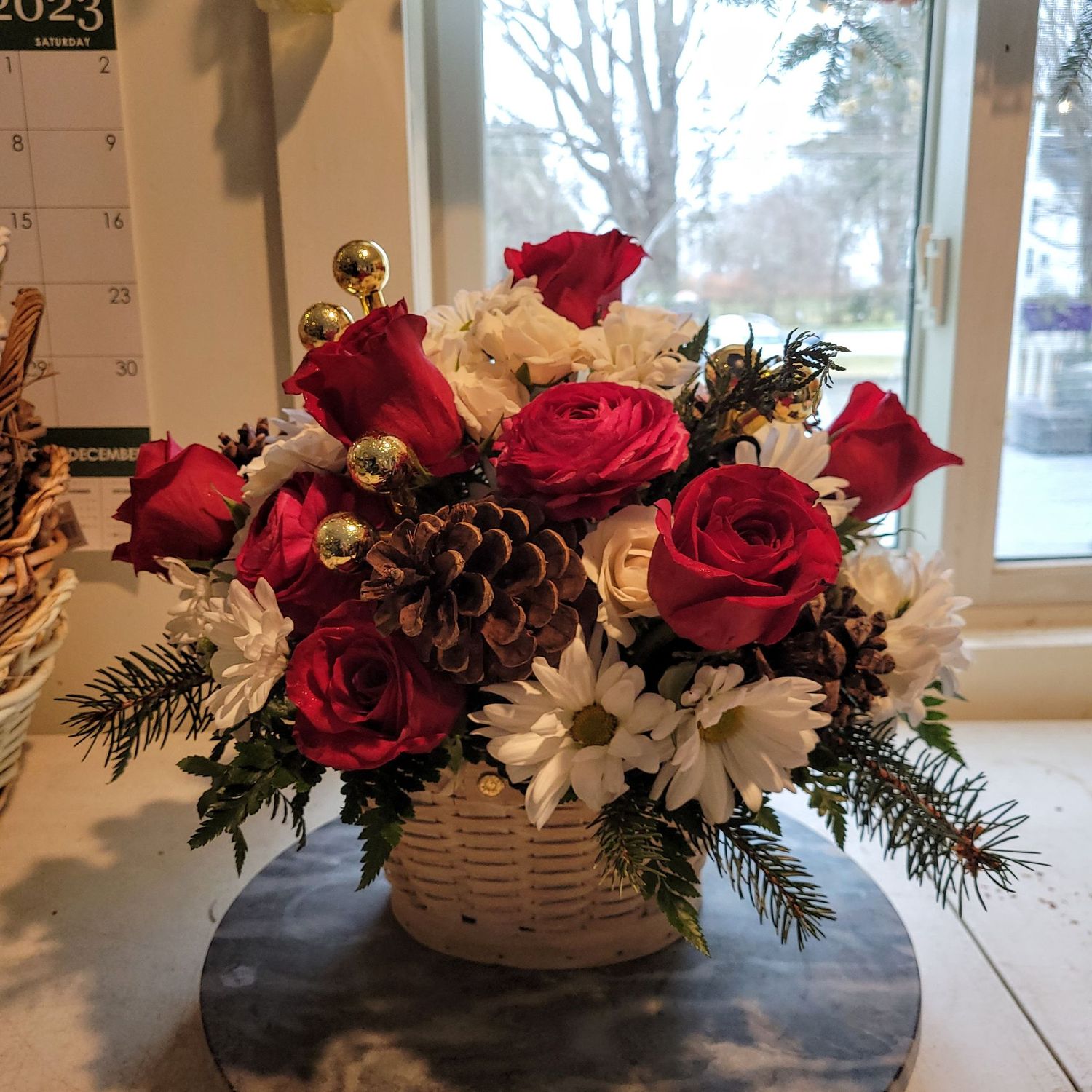 Cozy Christmas Basket