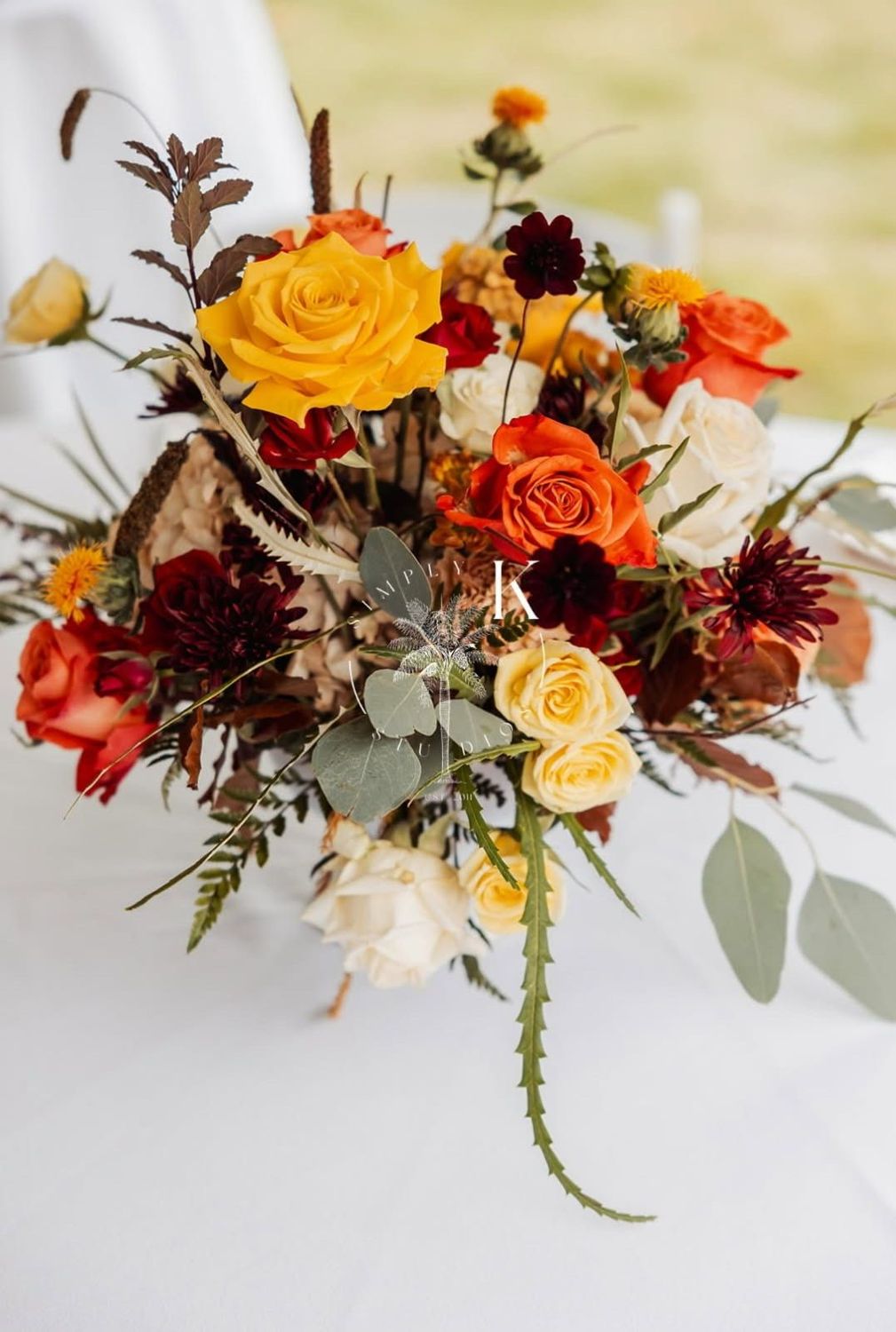 Rustic Vineyard Centerpiece