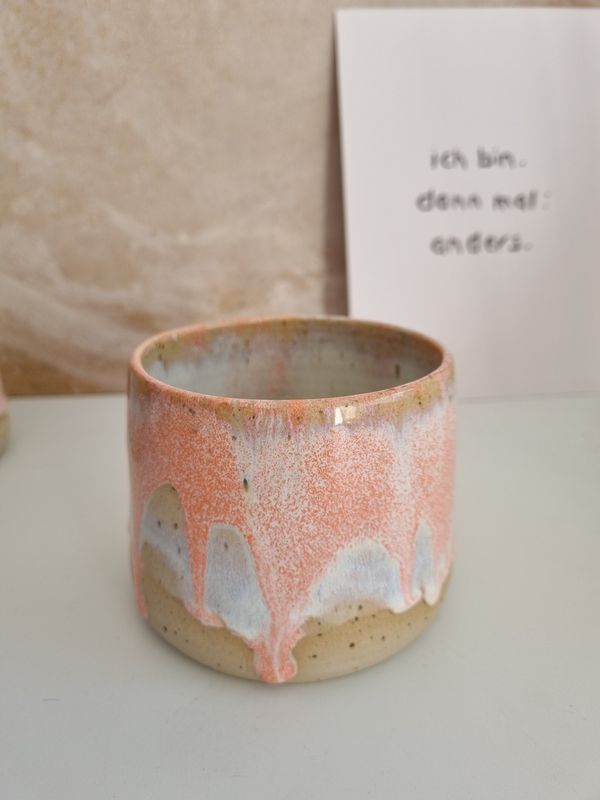 Becher peach