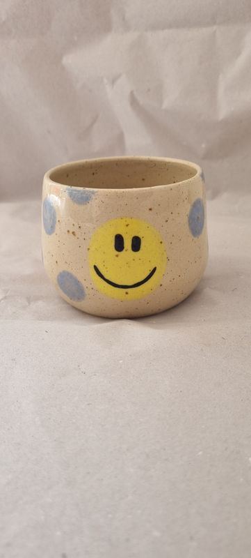 Smileybecher hellblau