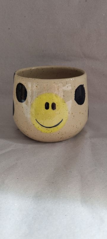 Smileybecher schwarz