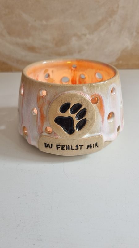 Teelichtbecher/du fehlst mir