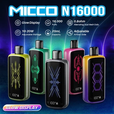 Micco N16000 16000 Puffs Disposable - Display of 5