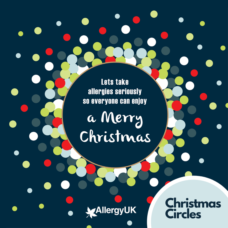 Allergy UK Glitter Christmas Cards (10 pack)