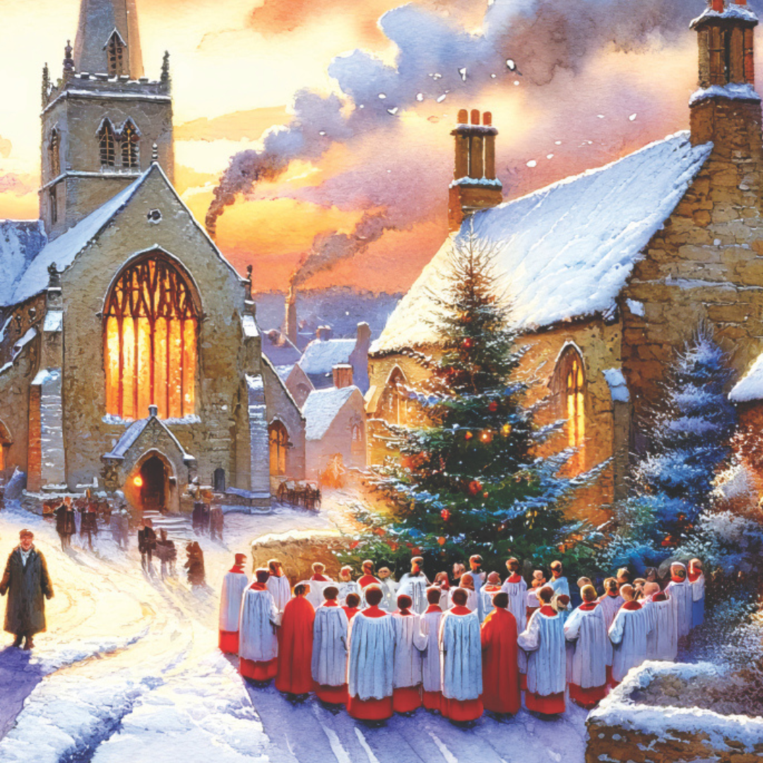 Christmas Carolers Cards (10 pack)