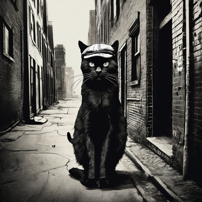 Scalley Cat art print