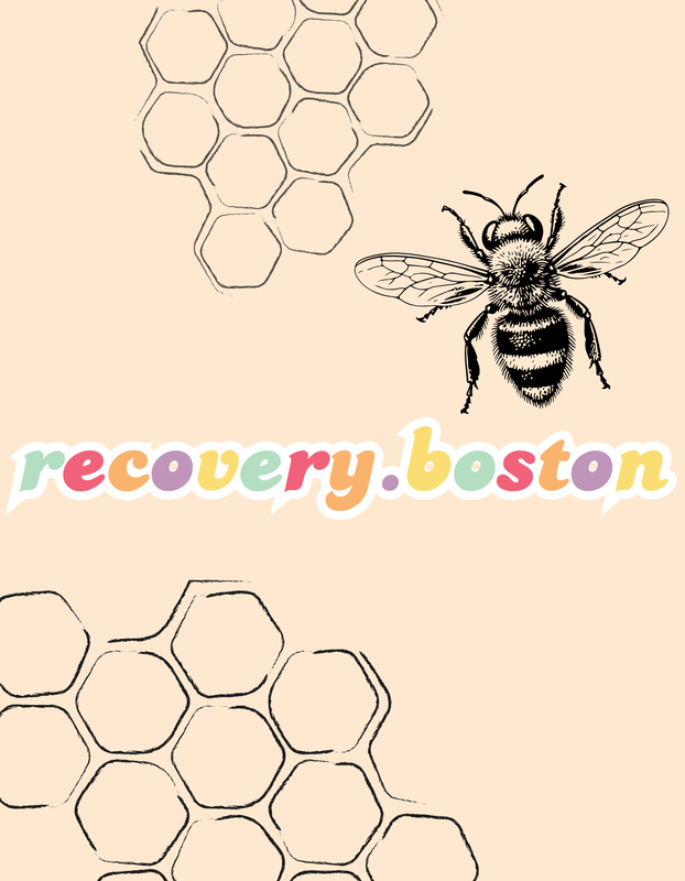 recovery.boston bee t-shirt