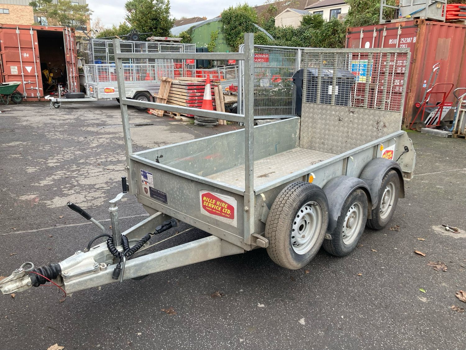 Trailer 6 ft x 4 ft - 1/2 Ton