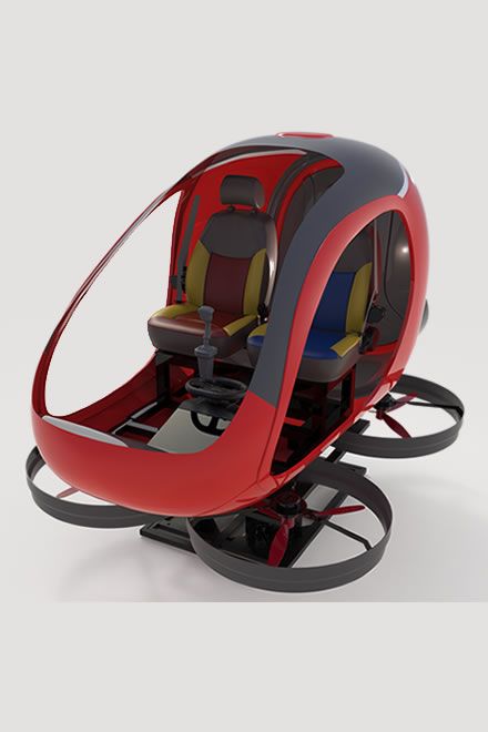 Drone Simulator 2-seater motion platform  (carank 3dof)