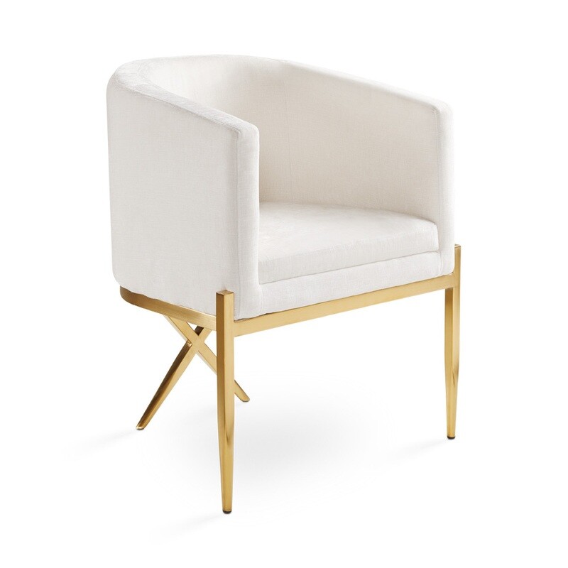 ANTON GOLD ACCENT CHAIR