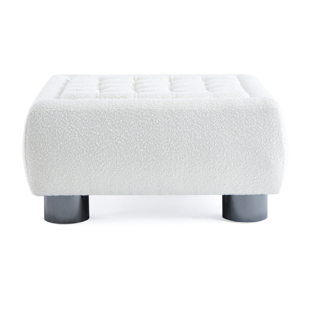HENRY OTTOMAN - SQUARE - BOUCLE FUR