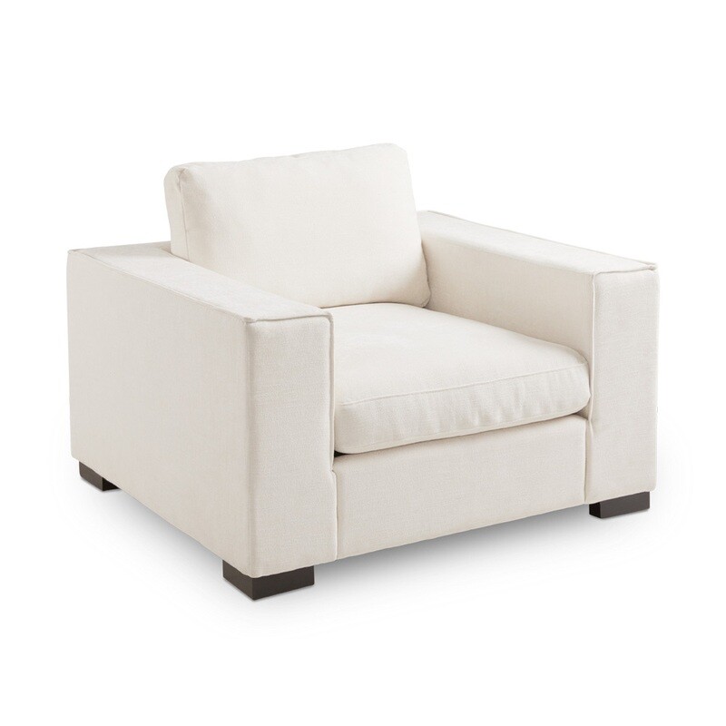 GRANT ACCENT CHAIR - IVORY LINEN