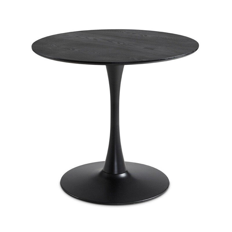 DINING TABLE - BLACK - WALNUT
