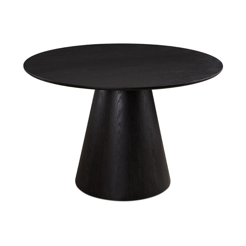 JAGGER DINING TABLE - BLACK WOOD