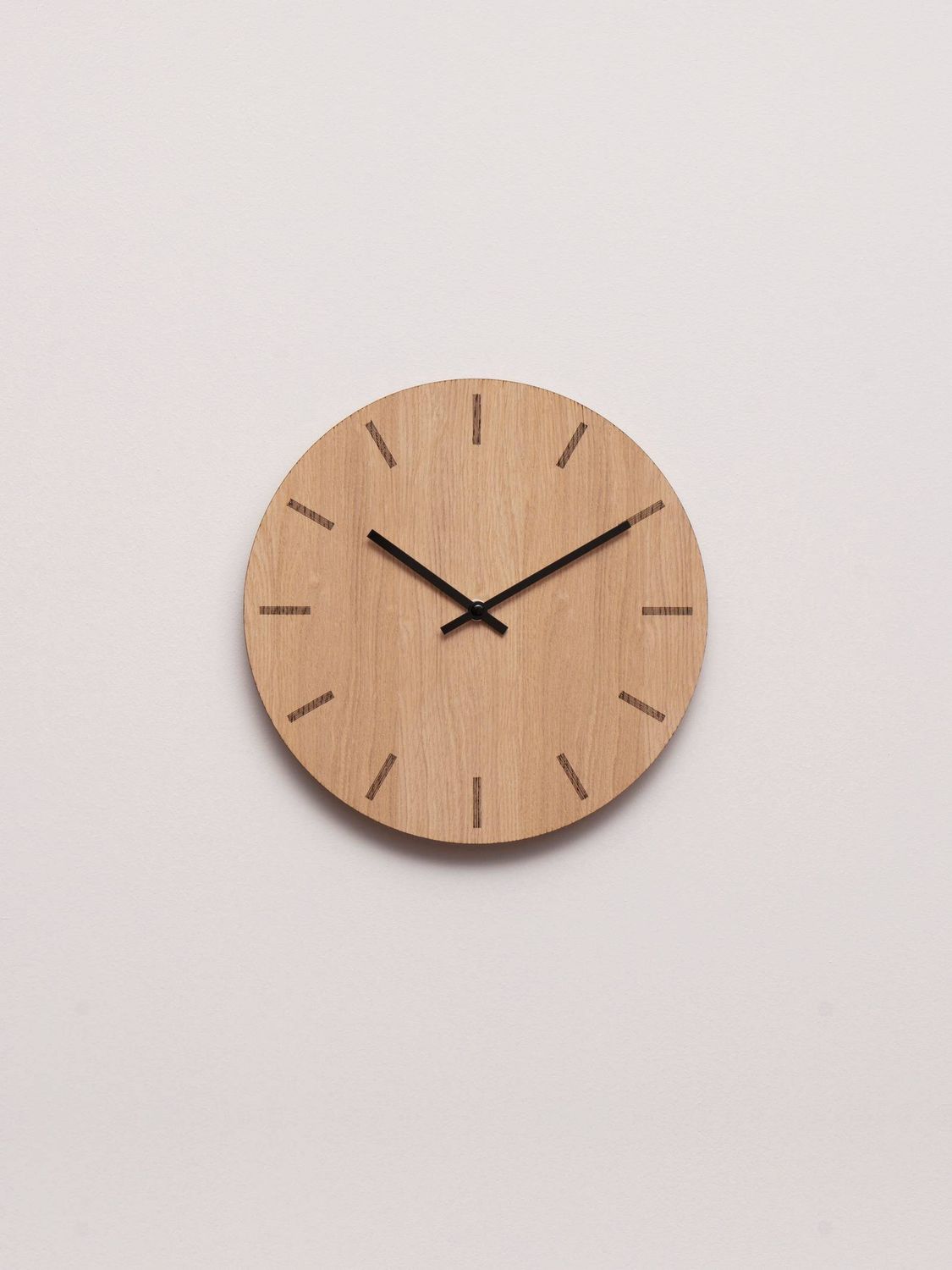 Light Oak - Ø28/Ø38, Clock Hands: Black, Size: D28, Color Watch: Light Oak
