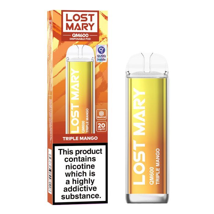 LOST MARY QM600 Disposable Vape - Triple Mango
