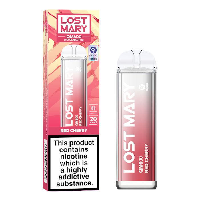 LOST MARY QM600 Disposable Vape - Red Cherry