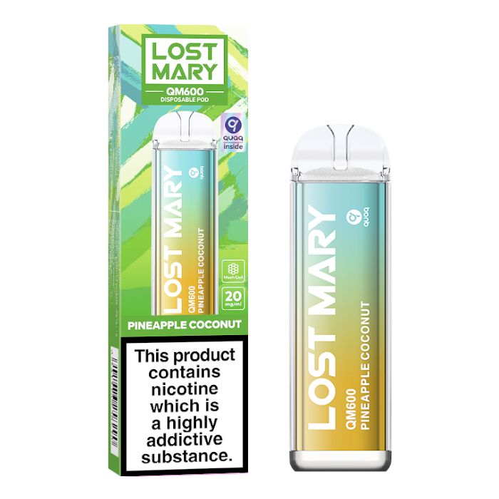 LOST MARY QM600 Disposable Vape - Pineapple Coconut