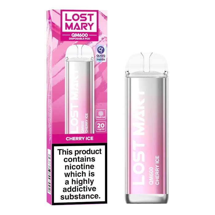 LOST MARY QM600 Disposable Vape - Cherry Ice