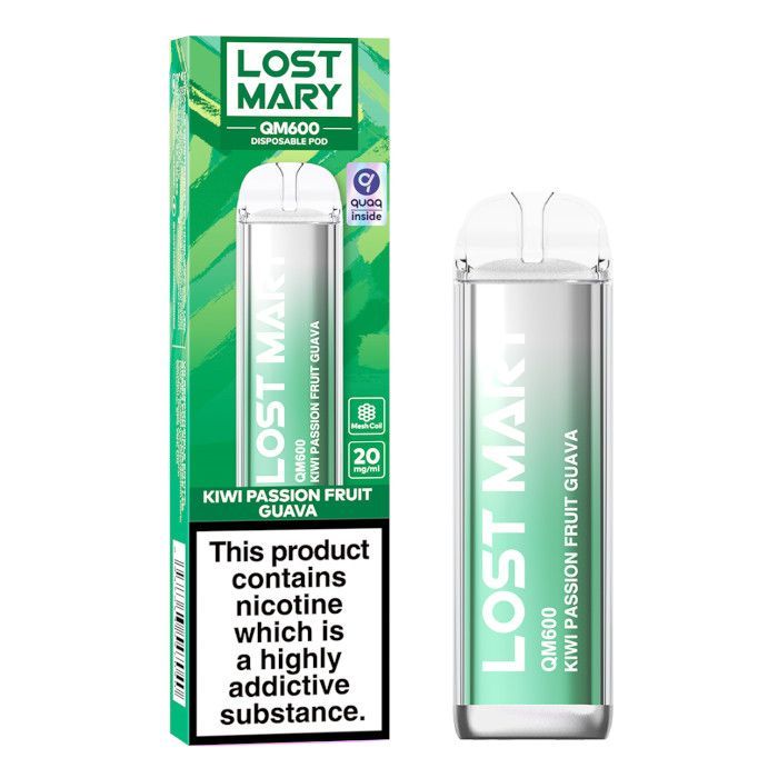 LOST MARY QM600 Disposable Vape - Kiwi Passion Fruit Guava
