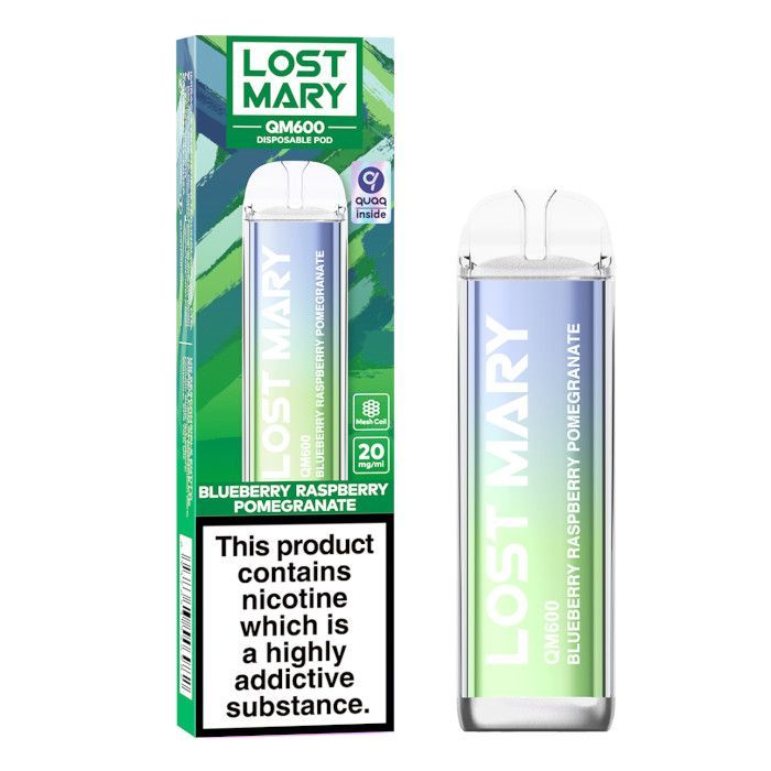 LOST MARY QM600 Disposable Vape - Blueberry Raspberry Pomegranate