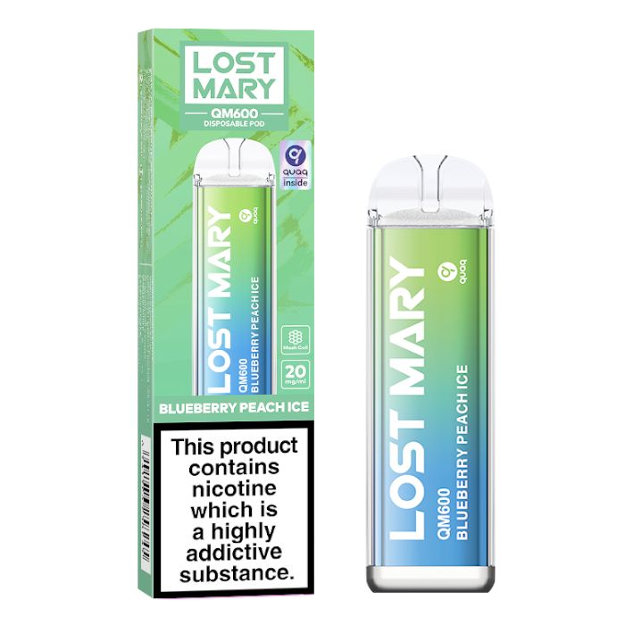 LOST MARY QM600 Disposable Vape - Blueberry Peach Ice