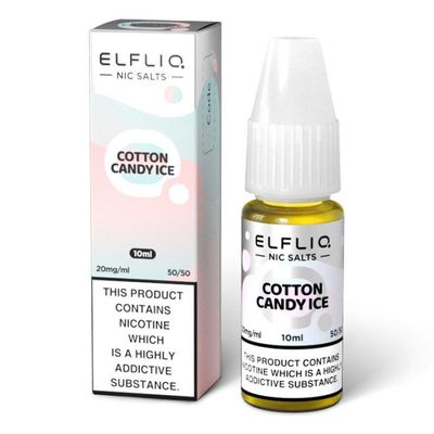 ELFBAR ELFLIQ Cotton Candy Ice (P&amp;B Cloud) Nic Salts - 10ml