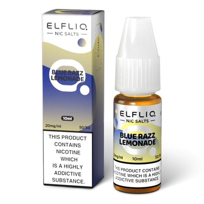 ELFBAR ELFLIQ Blue Razz Lemonade Nic Salts - 10ml