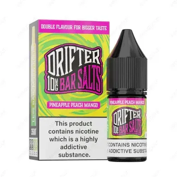Juice Sauz Drifter Bar Salts Pineapple Peach Mango 10ml
