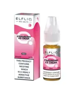 ELFBAR ElfLiq Nic Salts - Strawberry Ice Cream/Snoow - 10ml