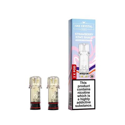 SKE Crystal Plus 20mg Nic Salt Replacement Pods - Strawberry Kiwi Shake