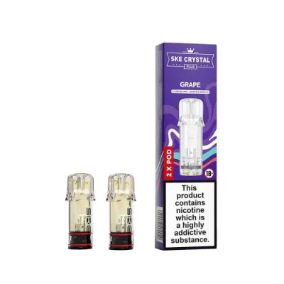 SKE Crystal Plus 20mg Nic Salt Replacement Pods - Grape
