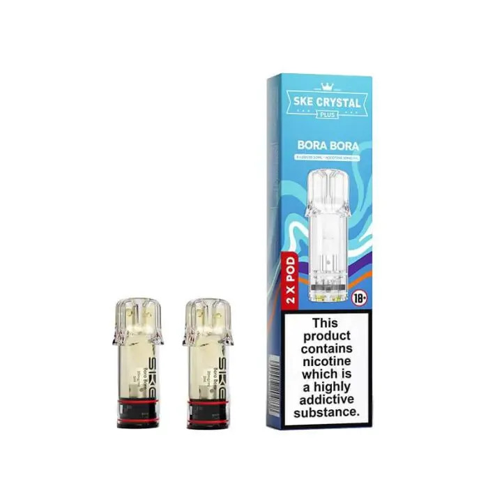 SKE Crystal Plus 20mg Nic Salt Replacement Pods - Bora Bora