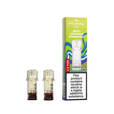 SKE Crystal Plus 20mg Nic Salt Replacement Pods - Berry Lemonade