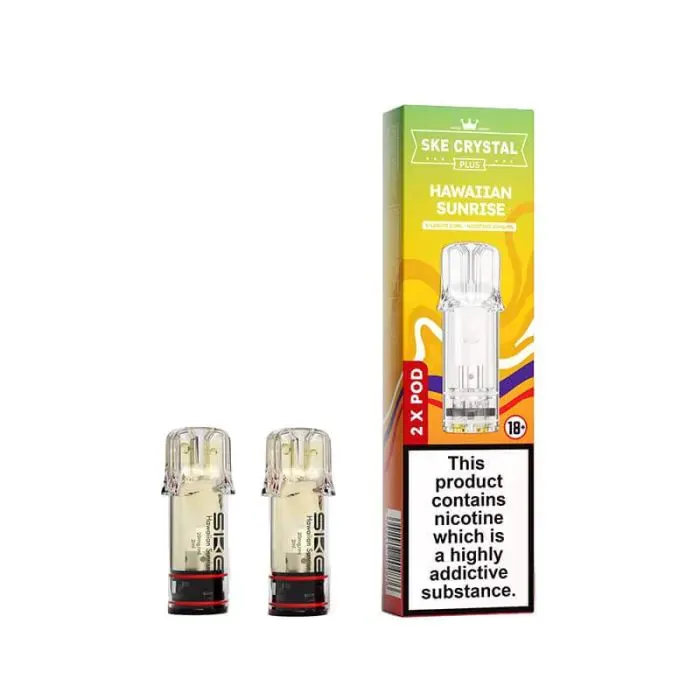 SKE Crystal Plus 20mg Nic Salt Replacement Pods - Hawaiian Sunrise