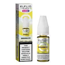 ELFBAR ELFLIQ Elfliq Banana Ice Nic Salts - 10ml