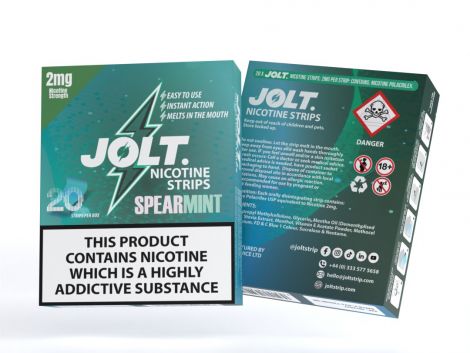 JOLT Nicotine Strips – Spearmint(20 stuks)
