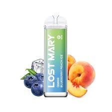 LOST MARY QM600 Disposable Vape - Blueberry Peach Ice