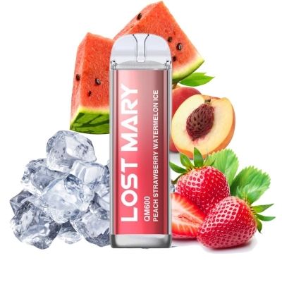 LOST MARY QM600 Disposable Vape - Peach Strawberry Watermelon