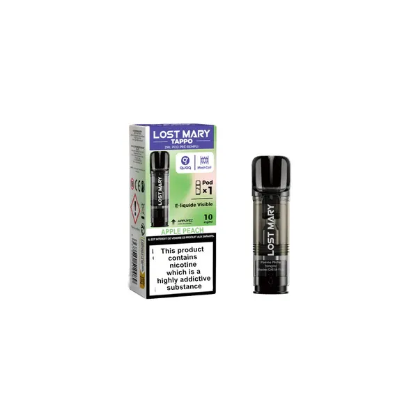 Lost Mary Tappo Air Prefilled Pod – Apple Peach