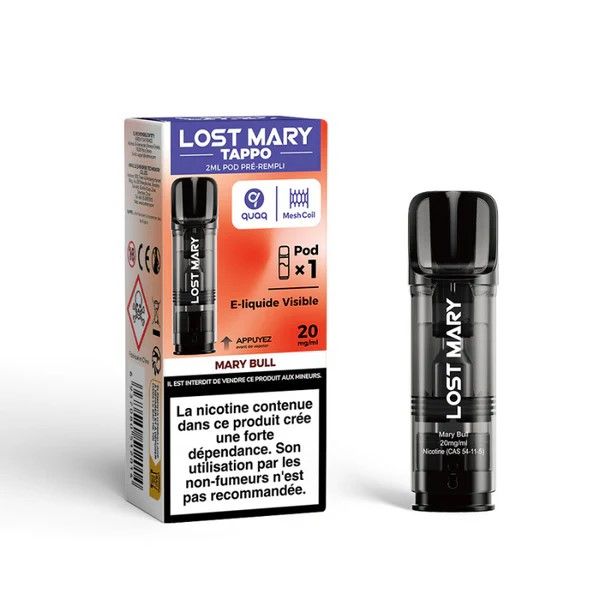 Lost Mary Tappo Air Prefilled Pod – Mary Bull