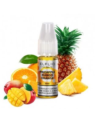 ELFBAR ELFLIQ Pineapple Mango Orange Nic Salts - 10ml