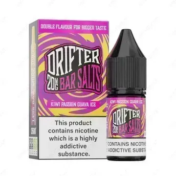 Juice Sauz Drifter Bar Salts Kiwi Passion Guava Ice 10ml