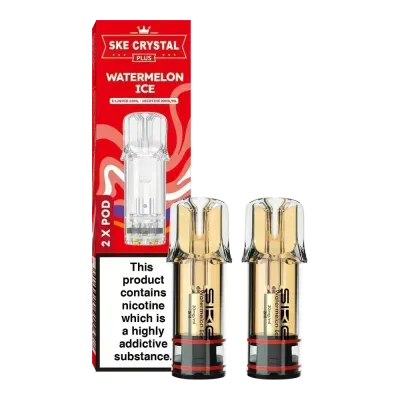 SKE Crystal Plus 20mg Nic Salt Replacement Pods - Watermelon Ice